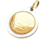 Medalla Oro Amarillo Ángel Nácar